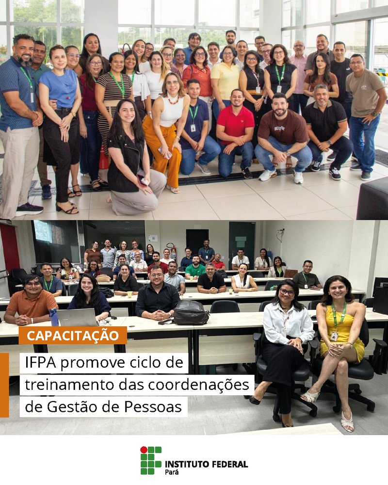 IFPA promove ciclo de treinamento das coordenações de Gestão de Pessoas
