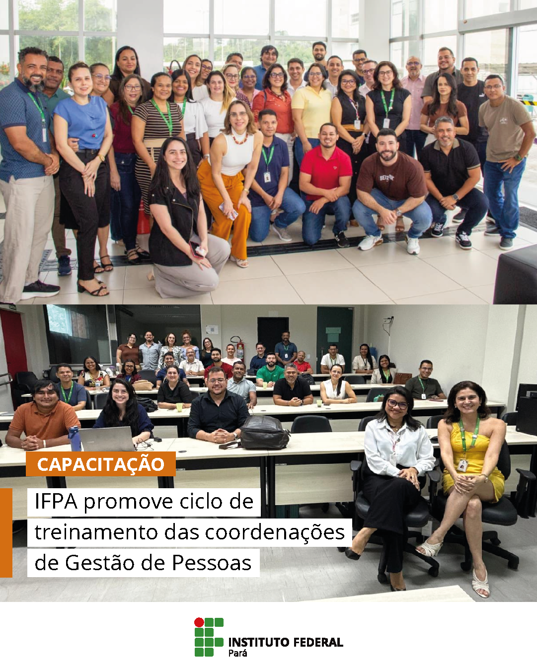 IFPA promove ciclo de treinamento das coordenações de Gestão de Pessoas