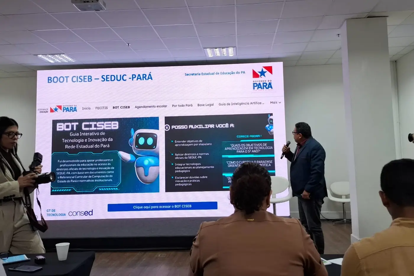 Seduc apresenta avanços dos programas Conecta Educação' e Ciseb em Encontro Nacional de Tecnologia e Inovação